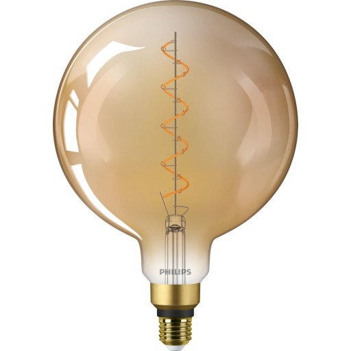 Billede af 2 stk LED Giant 4,5W E27 G200 1800K Guld 300 lumen
