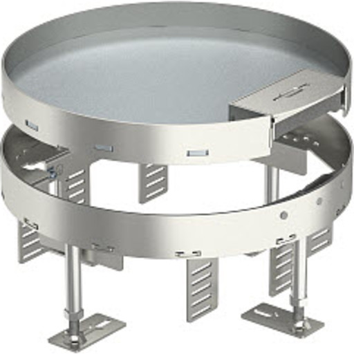 Rund gulvboks Med kabeluttak É 275mm, RKS2 R7 V20