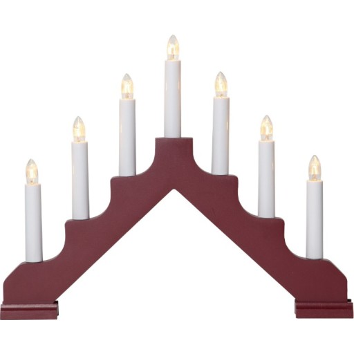 Star Trading Ada adventsljusstake, röd