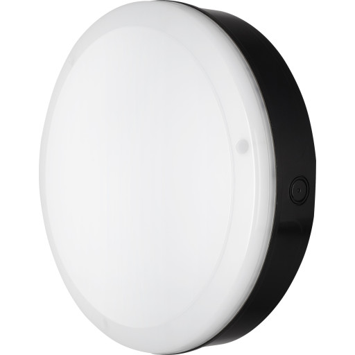 Ledvance Surface Bulkhead utelys vegg med sensor, sort, 4000K, É30 cm