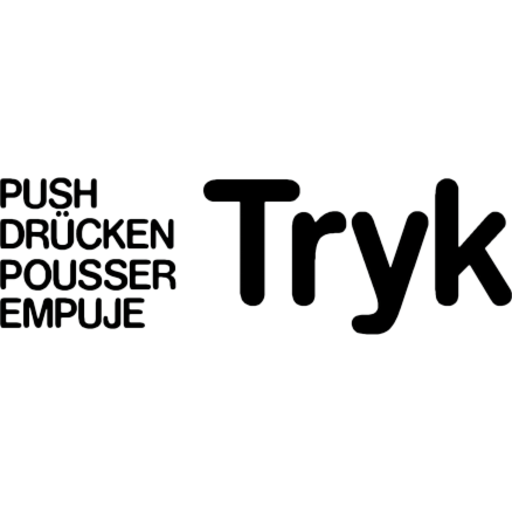 Skilt 160 x 40 mm TRYKK