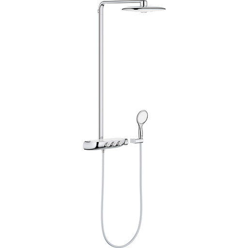 GROHE Rainshower SmartControl termostatarmatur med hoved & håndbruser. Moon white
