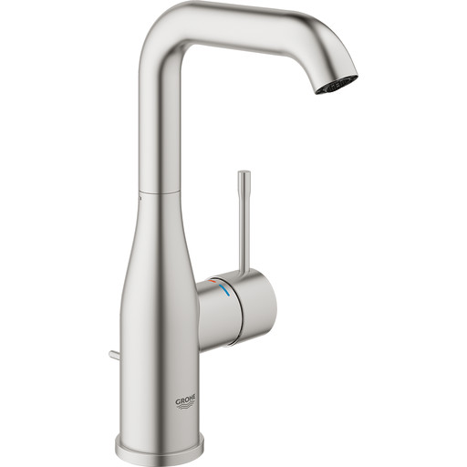 Vaskemiksere Grohe Essence 32628 med løftventil i rustfritt stål
