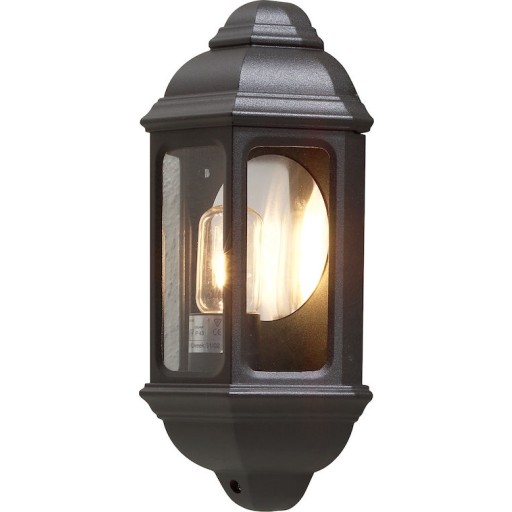 Konstsmide Cagliari vägglampa utomhus, svart