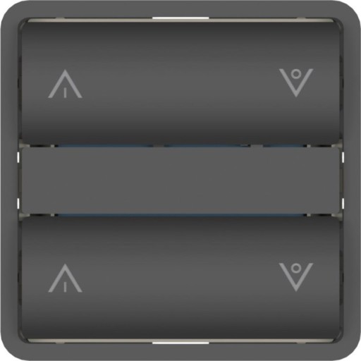 LAB3D Zigbee kontakt/lysdæmper til LK Fuga, op/ned tangenter – koksgrå