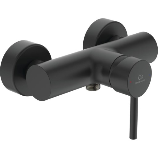 Ideal Standard Ceraline brusearmatur, mat sort billede