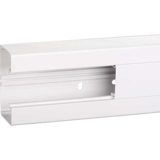 Billede af 2 meter OL45 Kanaldel 95 1-rum polar hvid pvc 2m
