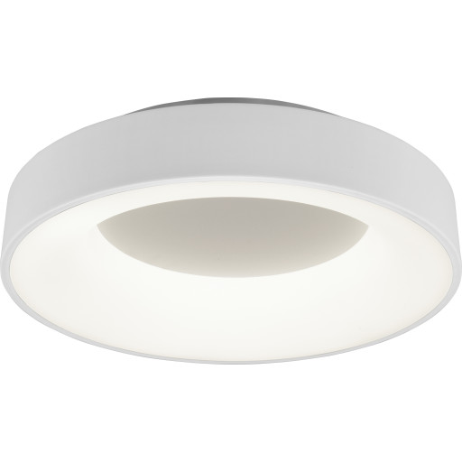 Trio Lighting Girona plafond, hvid, Ø45 cm