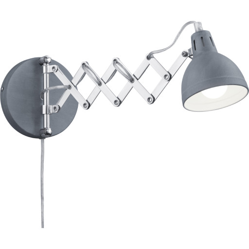 Trio Lighting Scissor væglampe, beton billede