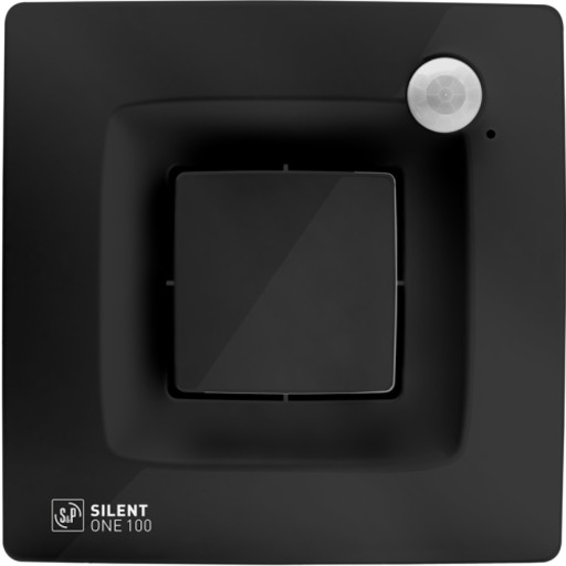 Thermex Silent One badventilator, Ø100 mm, sort billede