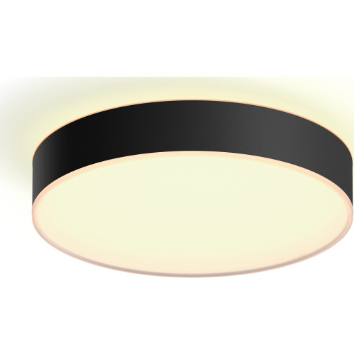 Philips Hue Enrave plafond, sort, É38 cm