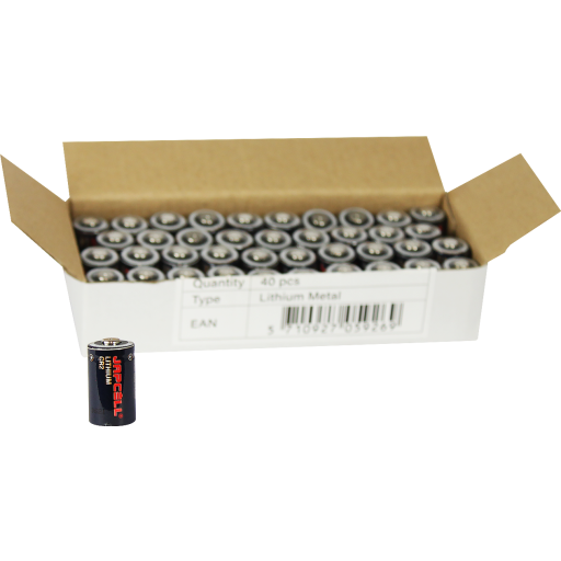 Japcell litium CR2 batteri, 40 stk. Backuptype - Værktøj