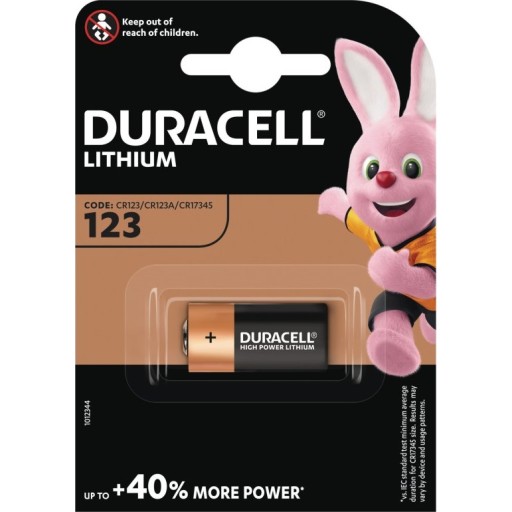 Duracell 123 batteri, 1 stk. billede