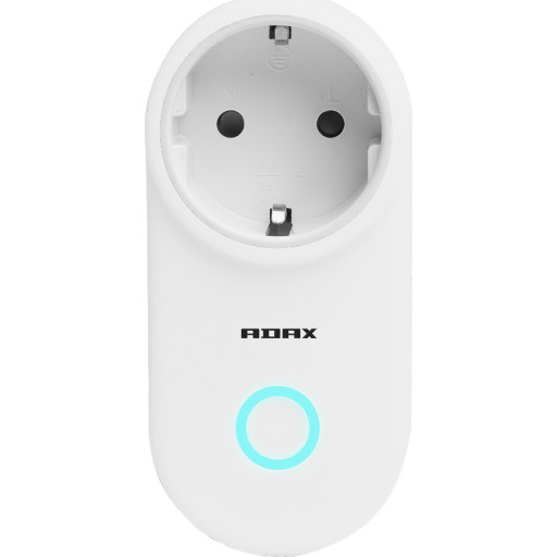 Adax Smart Plug WT2 Stikkontakt Wi-Fi & Bluetooth - Hvid