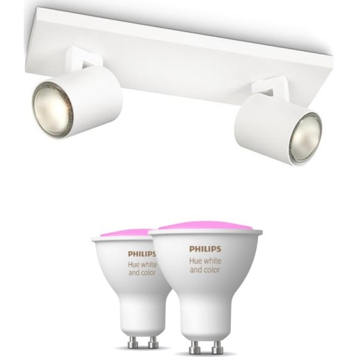 Philips Runner takspotlight, 2 spotlights, Hue White Color Ambiance lampor