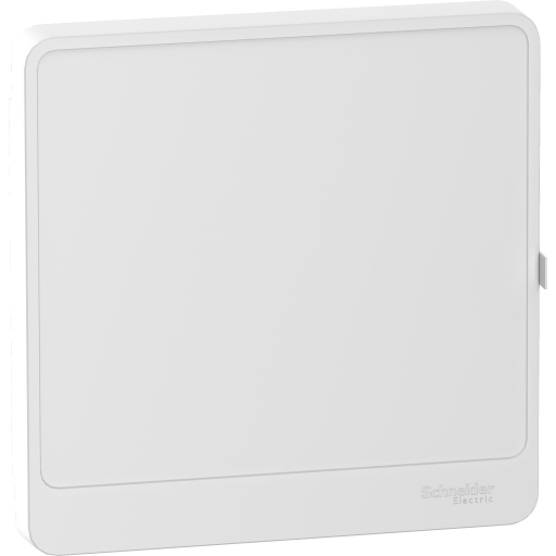 Afdækning vægmonteret gruppetavle resi9 cx tilbehør: dør 1x13 moduler hvid