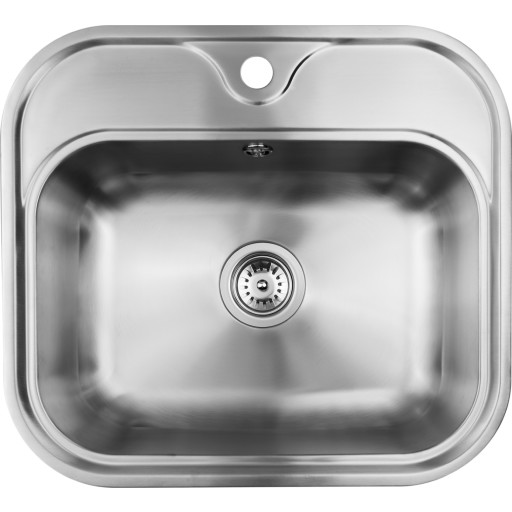 Secher Ribe kjøkkenvask, 55x49,8 cm, rustfritt stål Kjøkken > Kjøkkenvasken