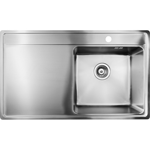 Secher Vejle BK1BA kjøkkenvask, 85x50,6 cm, rustfritt stål Kjøkken > Kjøkkenvasken