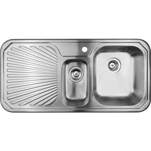 Secher Haderslev kjøkkenvask, 101x49 cm, rustfritt stål Kjøkken > Kjøkkenvasken