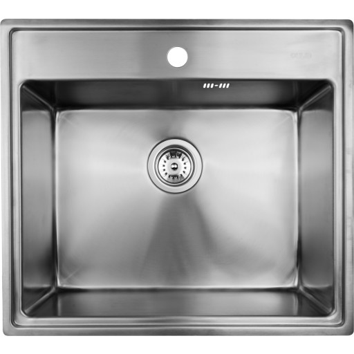 Secher Vejle BK1 kjøkkenvask, 59x53 cm, rustfritt stål Kjøkken > Kjøkkenvasken