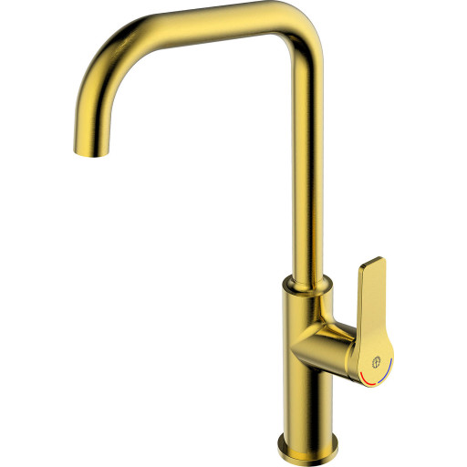 Gustavsberg Epic köksblandare, borstad mässing