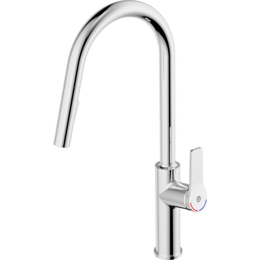 Gustavsberg Epic köksblandare, utdragbar pip, krom