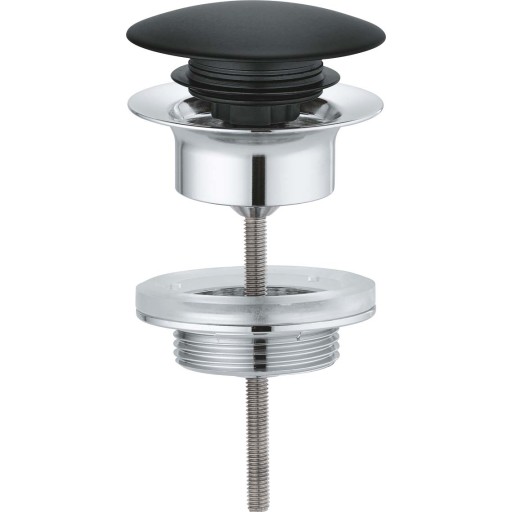 Grohe bundventil 1 1/4/ø64mm - u/overl velvet black