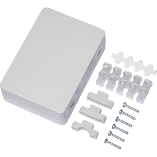 JA-US universaldåse 28x65x92 mm, IP20, ABS, RAL 7035 Lysegrå