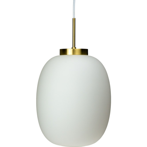 Dyberg Larsen DL39 pendellampa, opal/mässing