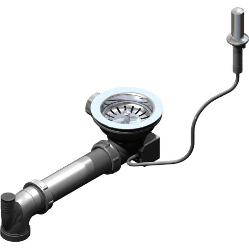 Intra Juvel A1 Lft-Op Ventil, Komplet, Enkelt Vask