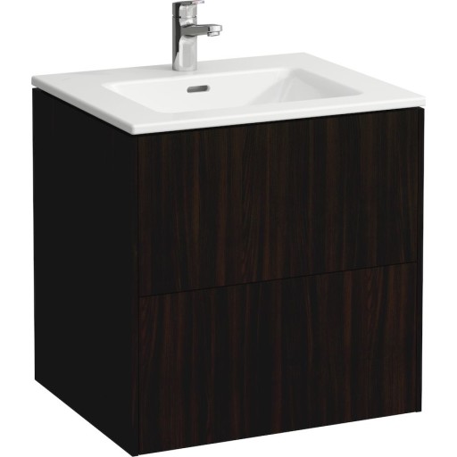 Laufen Pro S møbelpakke slim håndvask 60 cm & underskab, mørk elm