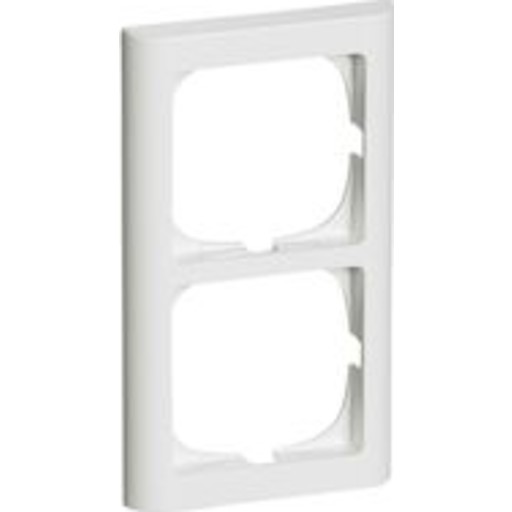 LK FUGA ramme 63 Softline 2 modul lodret, Hvid, AAK500D6020