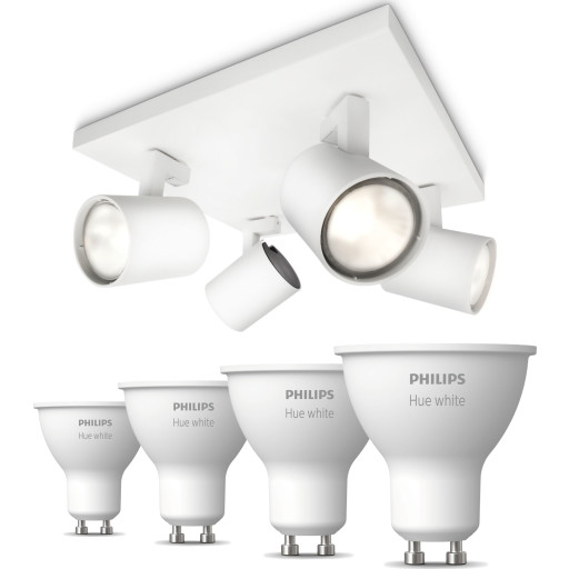 Philips Runner takspotlight, 4 spotlights, Hue White lampor