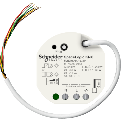 Billede af SPACELOGIC KNX LYSDÆMPERMODUL