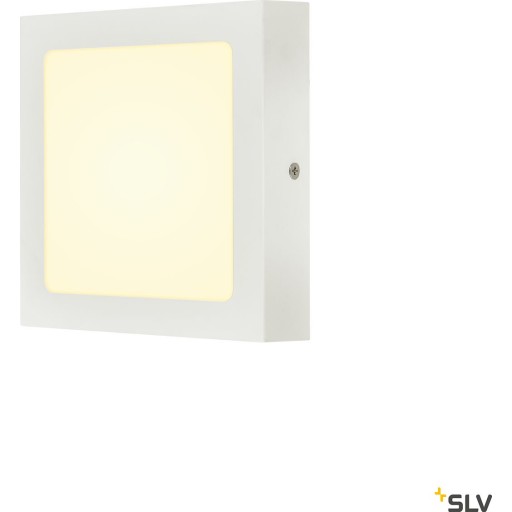 SENSER 18 LED-taklampa för utanpåliggande montering fyrkantig vit 3000K