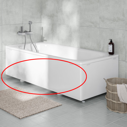 Ifö Caribia front 1583 mm lang model. Til badekar 1600