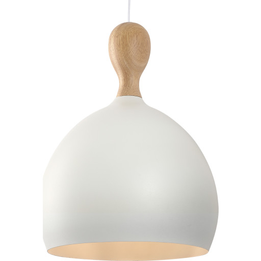 Halo Design Dueodde pendel, hvid/metal, É39 cm
