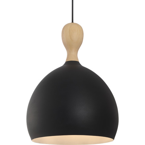 Halo Design Dueodde pendellampa, svart/metall, Ø30 cm