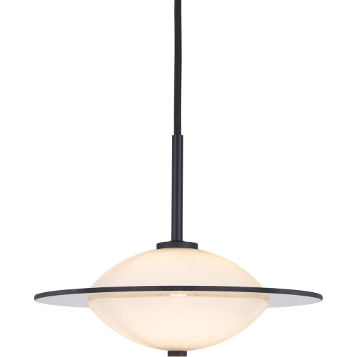 Halo Design Orbit pendellampa, svart, Ø24 cm