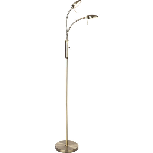 Halo Design Vegas Duo Gulvlampe Antik Messing