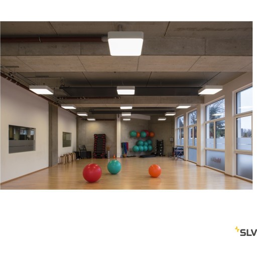 MEDO 60 SQUARE LED, taklampa, vit, 1-10V, 3000K