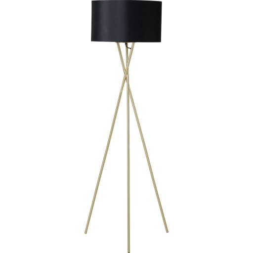 Gulvlampe Uptown Guld Med Sort Fra Nielsen Light
