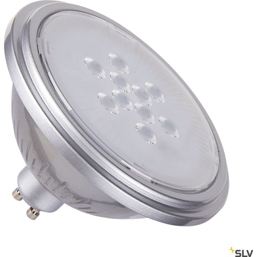 Billede af QPAR111 GU10, LED-lyskilde sølv 7W 3000K CRI90 25°