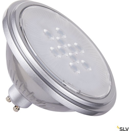 Billede af QPAR111 GU10, LED-lyskilde sølv 7W 4000K CRI90 40°