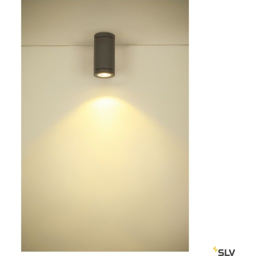 Enola Round S Outdoor LED Taklampa på Antracit CCT 3000/4000K