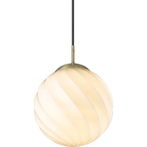 Halo Design Twist Ball pendel, messing, É25 cm
