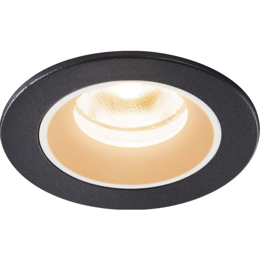 NUMINOS XS, loftlampe til indbygning 2700K 55°, sort/hvid
