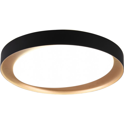 Trio Lighting Zeta plafond, sort
