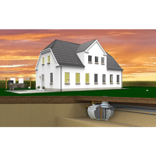 Watercare tryknedsivningssæt 40 mm - 15 meter