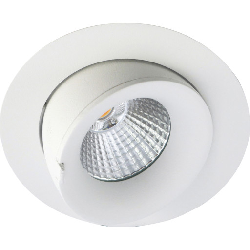 Downlight Velia PRO Large Tilt 11W, DTW, 1800-3000K, matt hvit